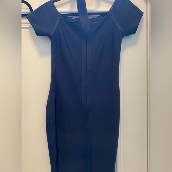 Marciano Stunning thigh high stretch navy blue dress. Excellent quality. - Picture 7 of 8